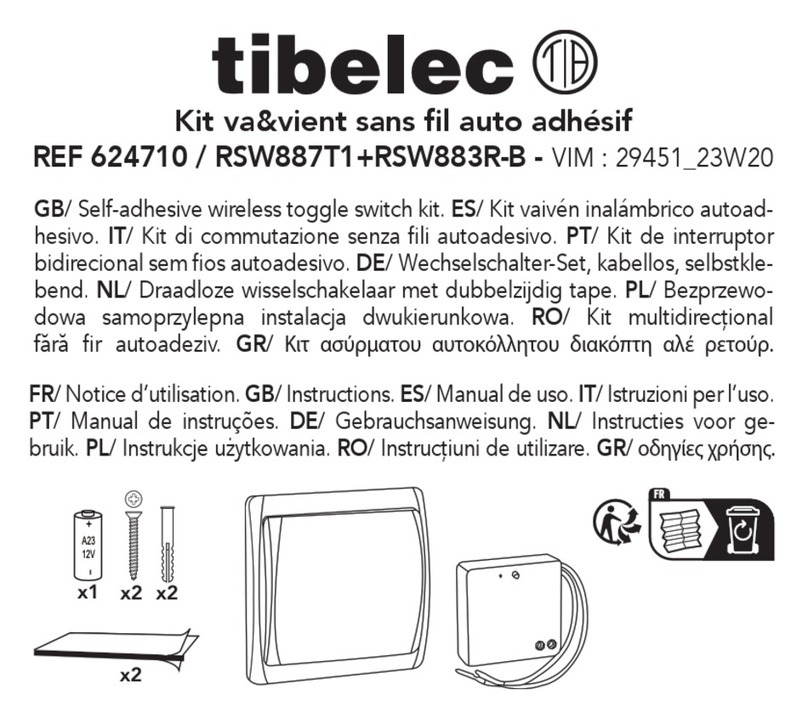tibelec RSW887T1 User manual