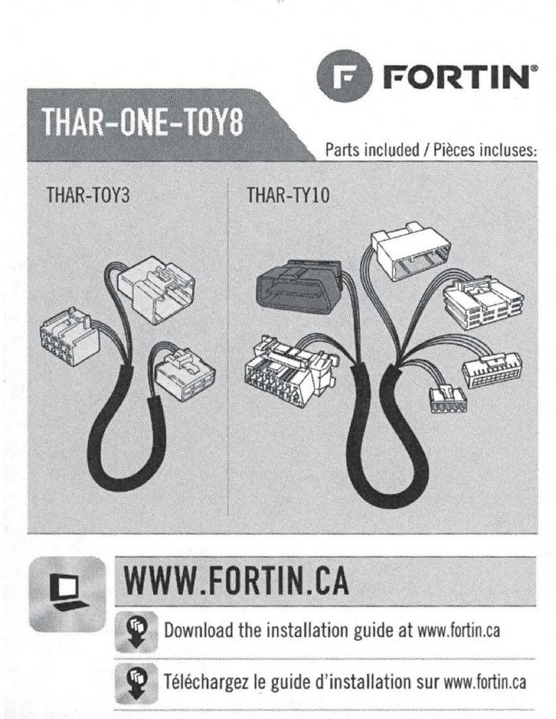 Fortin THAR-ONE-TOY8 User manual