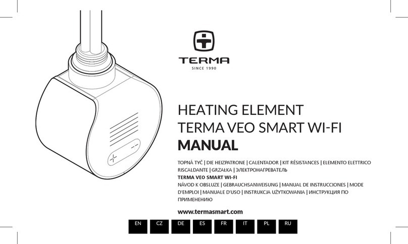 TERMA VEO SMART WI-FI manual