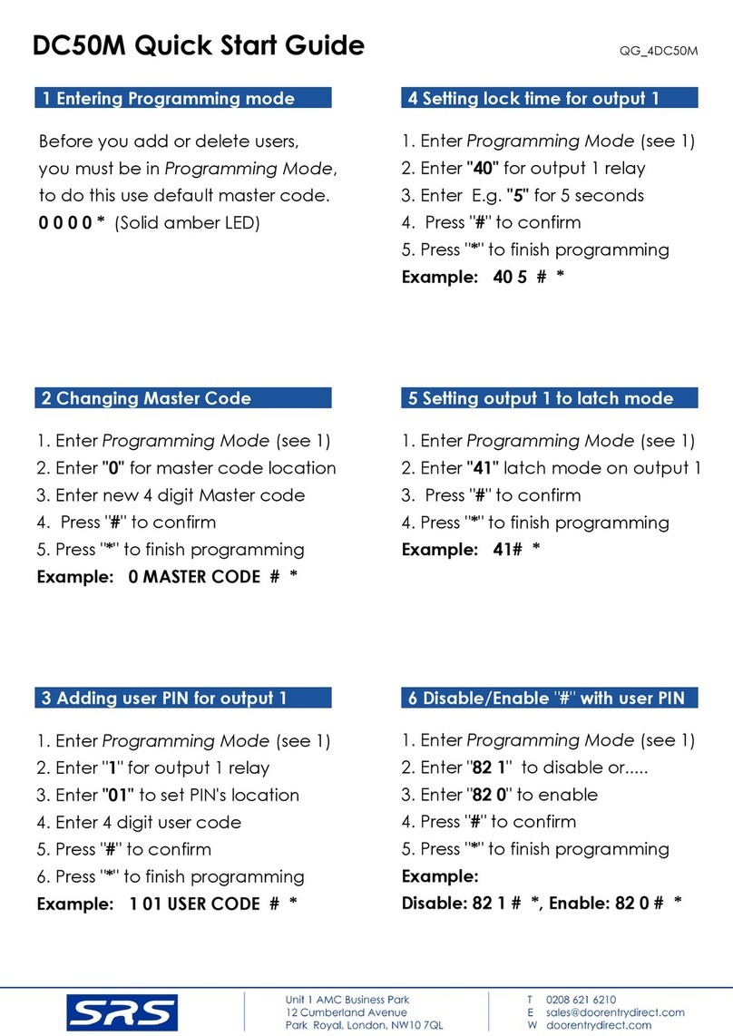 SRS Labs DC50M User manual