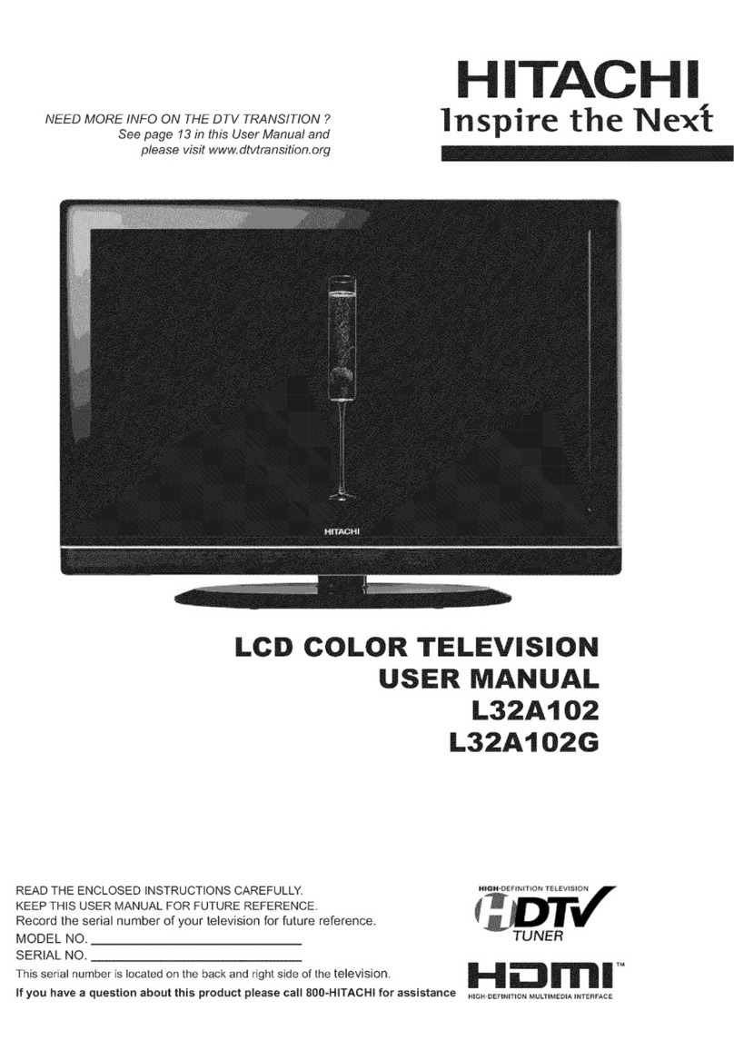 Hitachi L32A102 User manual