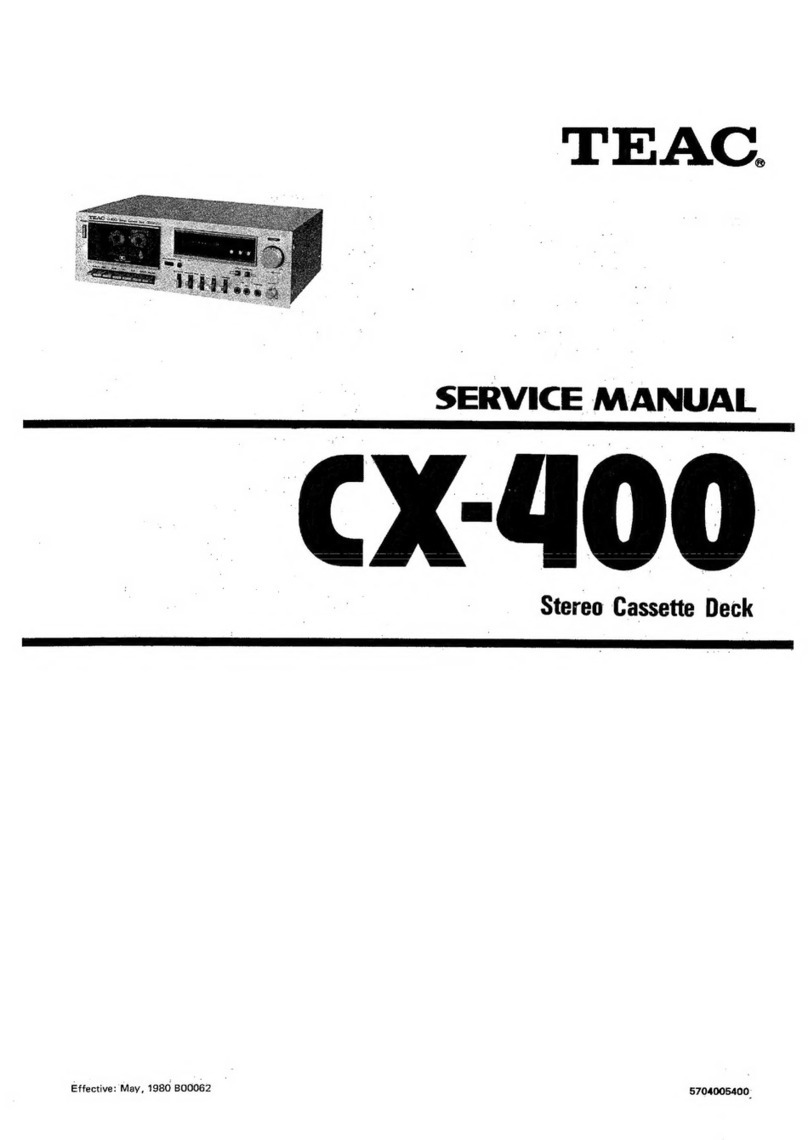 Teac CX-400 User manual