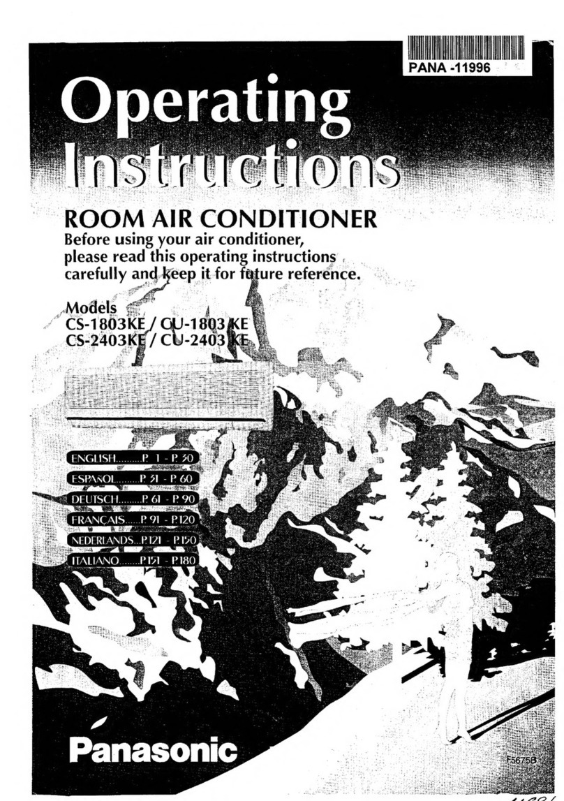 Panasonic CS-1803KE User manual