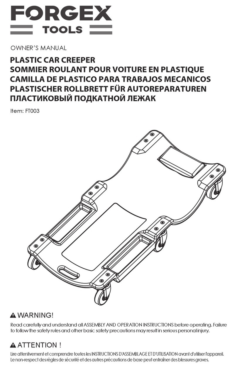 FORGEX TOOLS FT003 User manual