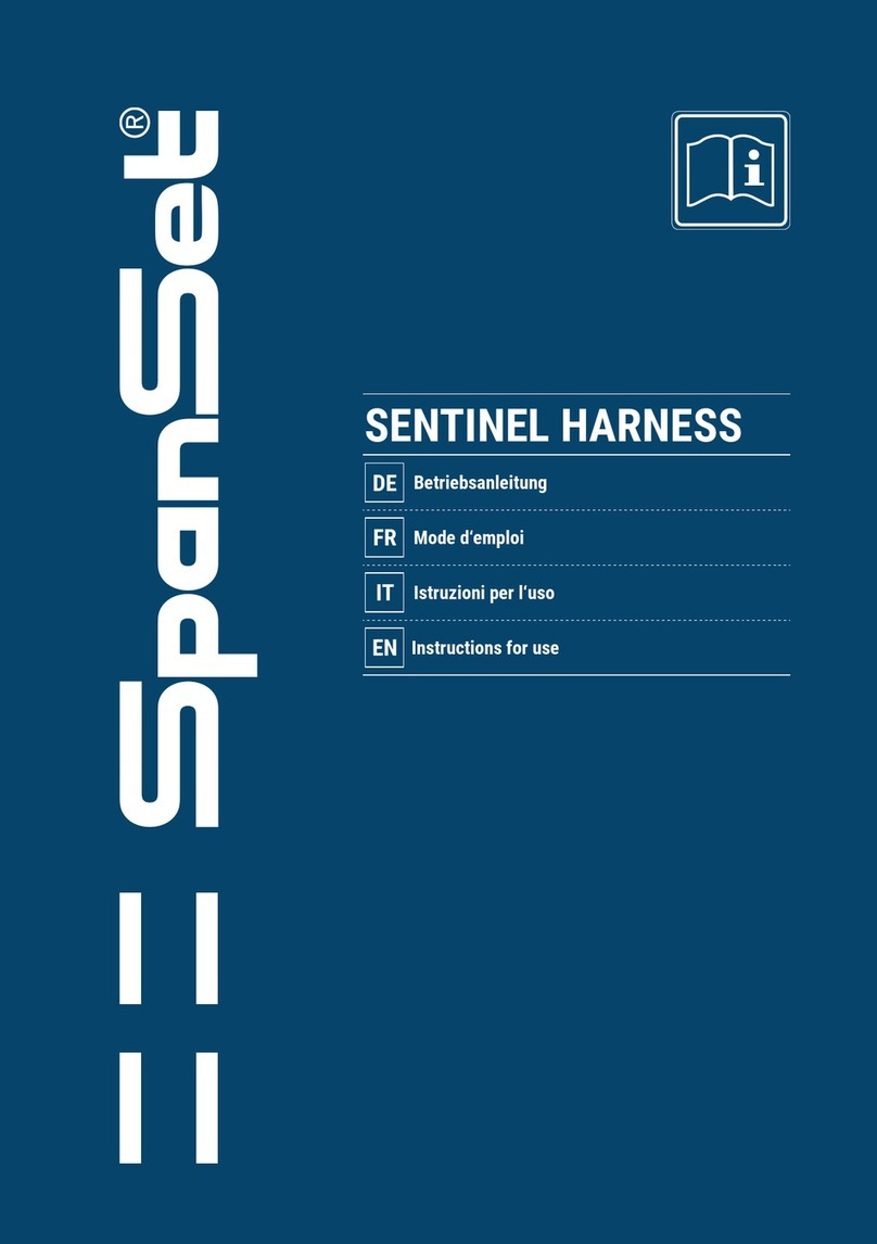 Spanset SENTINEL HARNESS Instructions for use