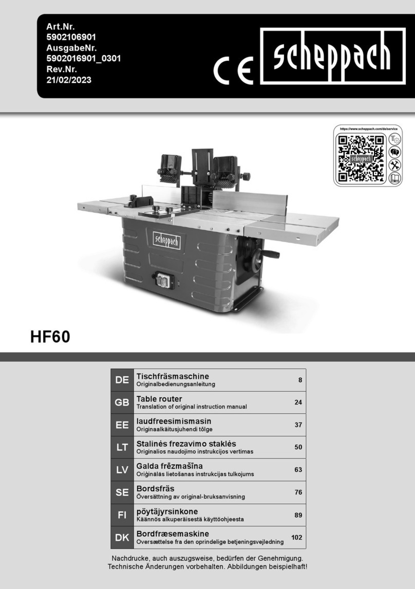 Scheppach HF60 Instructions for use