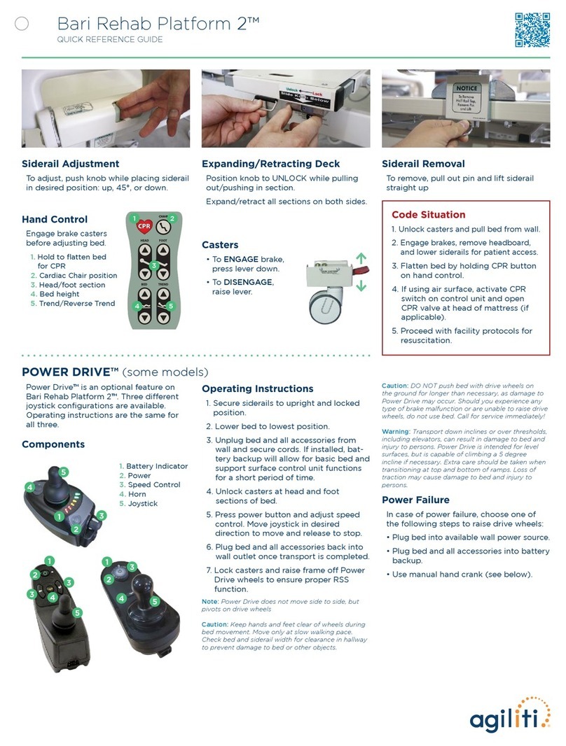 agiliti Bari Rehab Platform 2 Quick reference guide