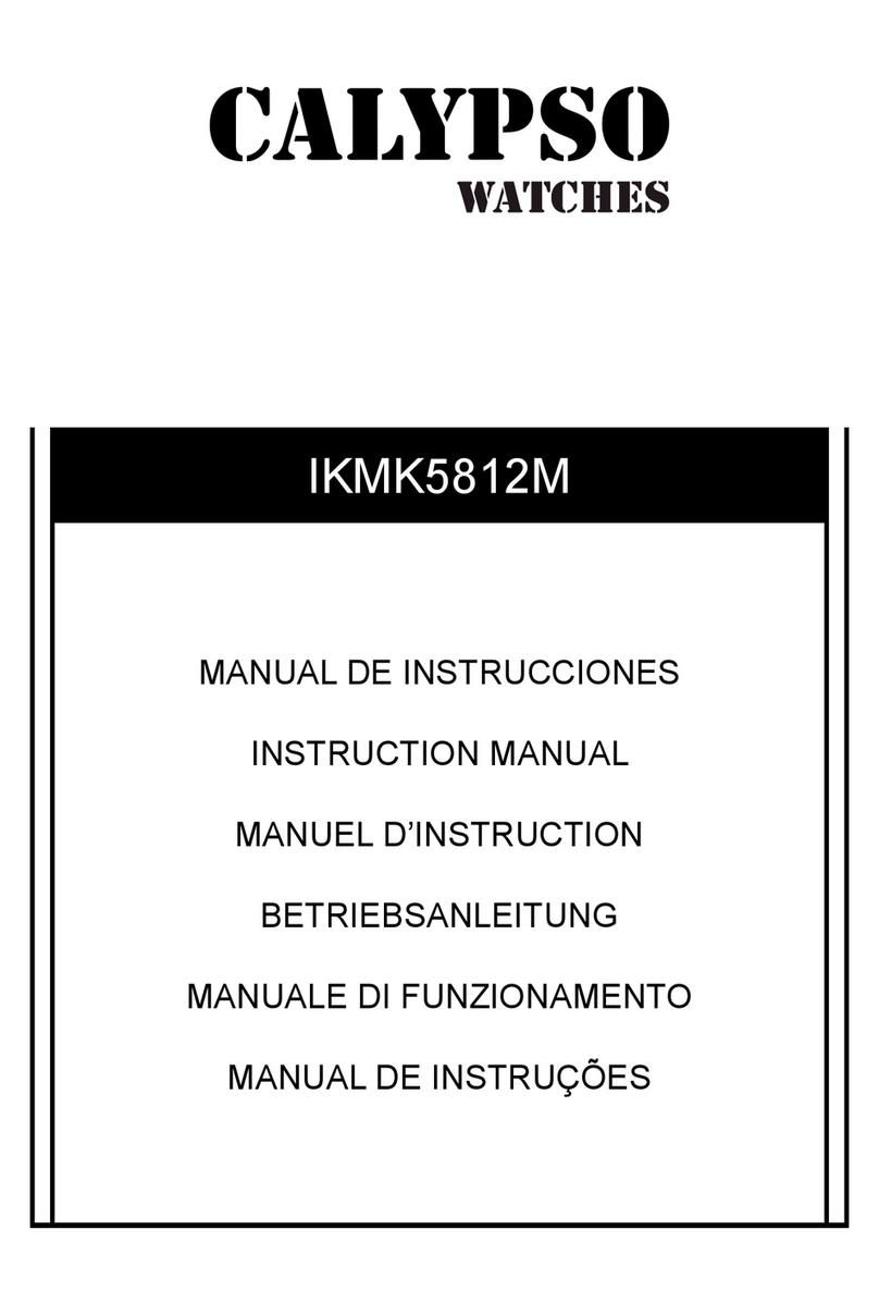 Calypso Watches IKMK5812M instruction manual