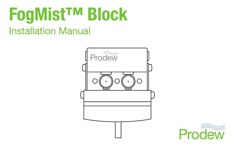 Prodew FogMist Block installation manual