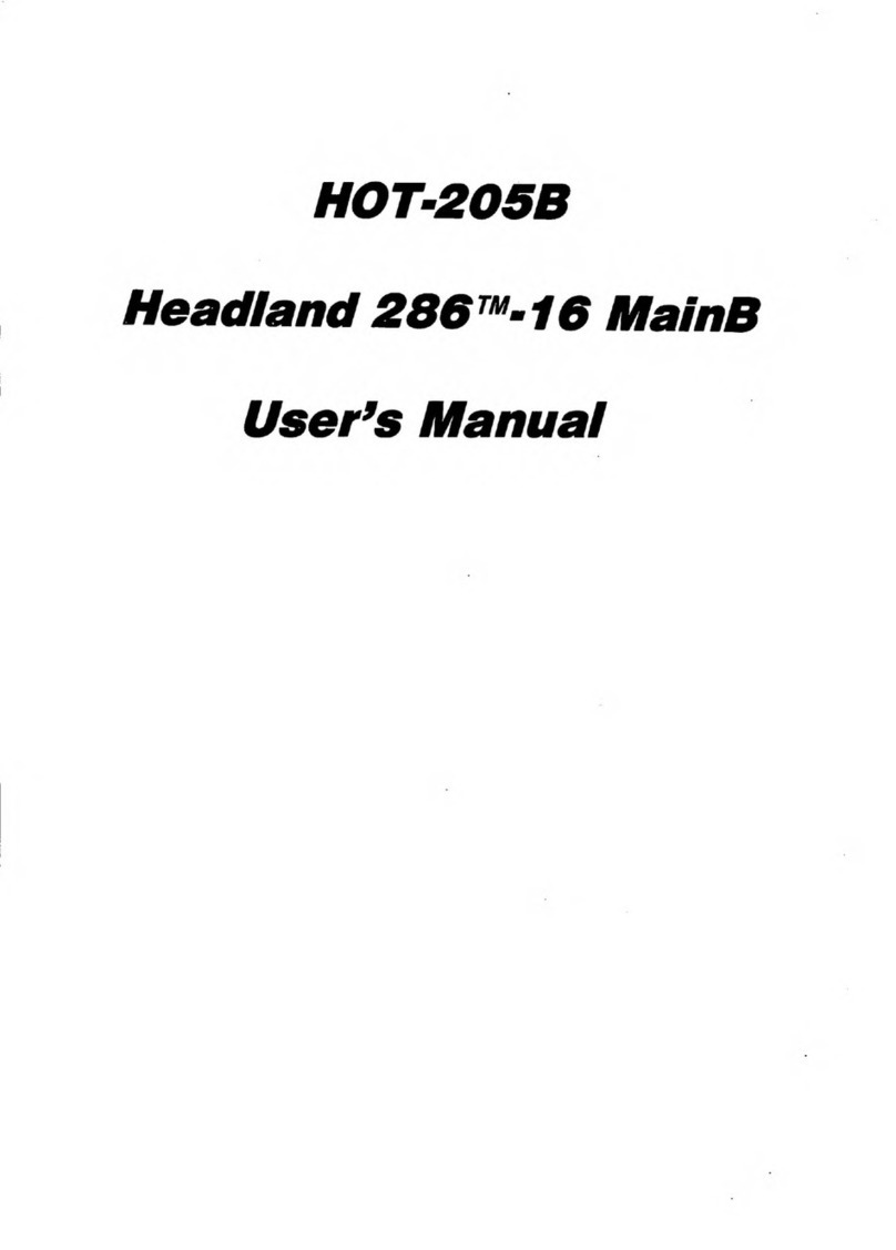 HEADLAND HOT-205B user manual
