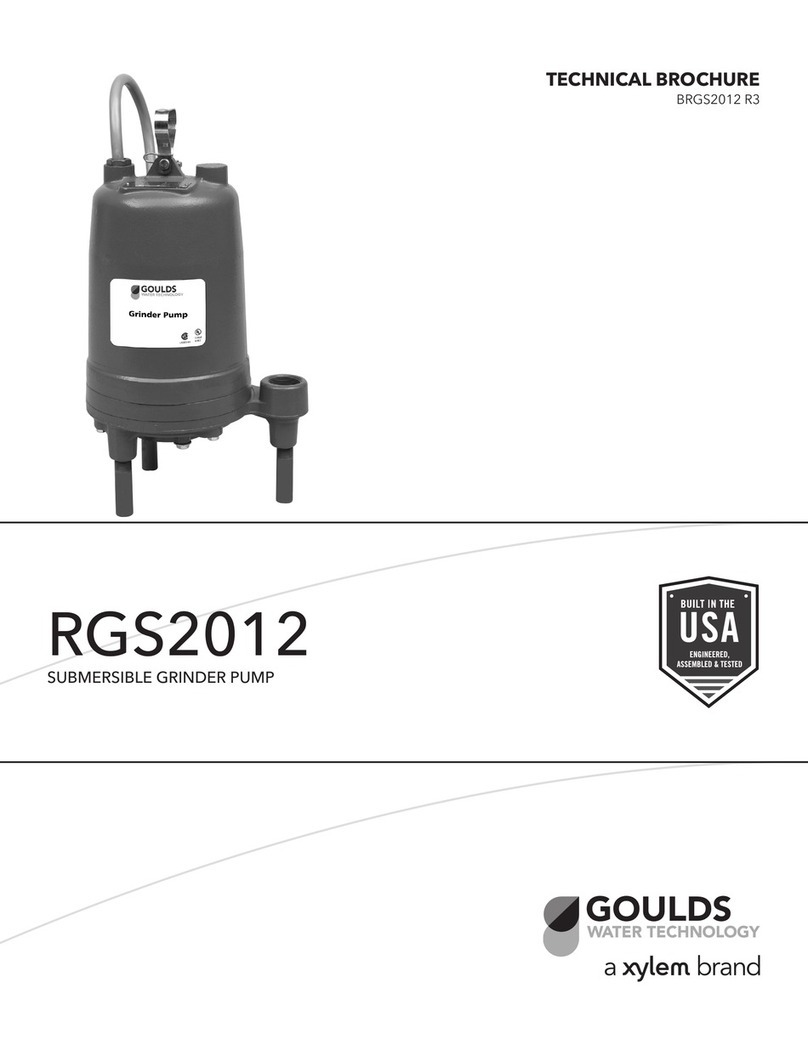 Xylem GOULDS RGS2012 TECHNICAL BROCHURE