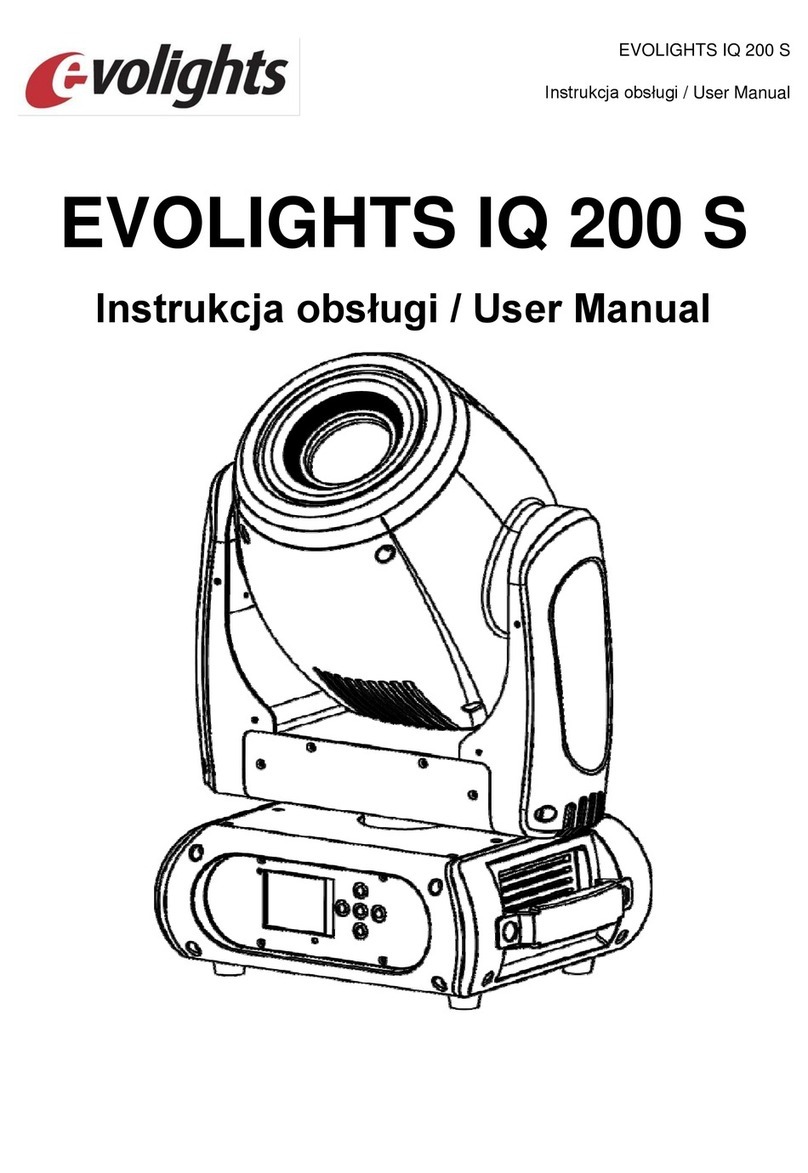 Evolights IQ 200 S user manual