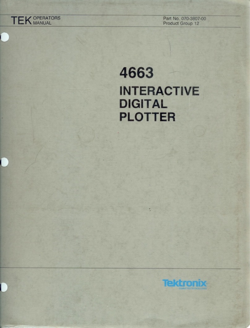 Tektronix 4663 Operator's manual