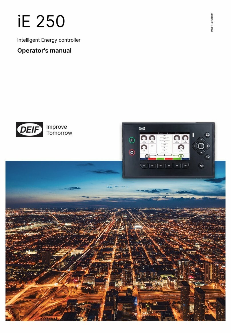 Deif iE 250 User manual