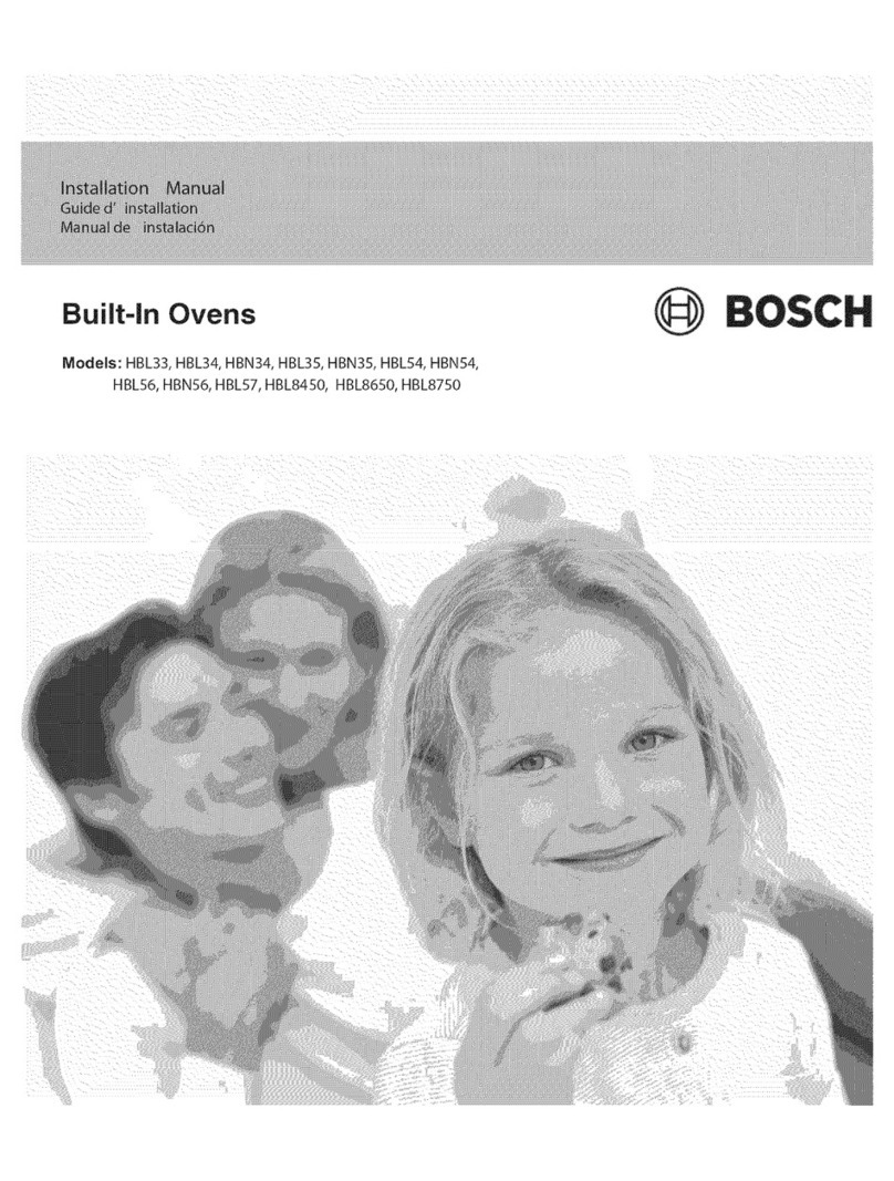 Bosch HBL33 installation manual