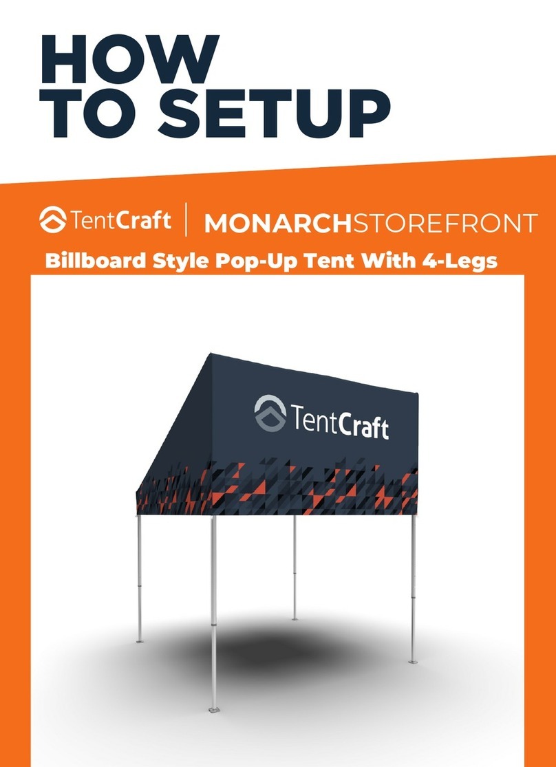 TentCraft MONARCHSTOREFRONT Setup guide