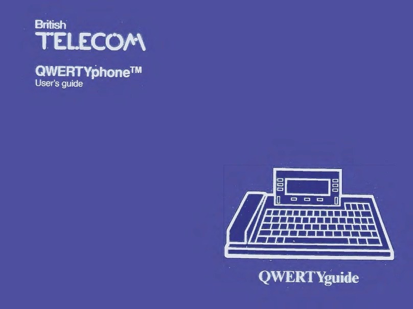 British Telecom QWERTYphone User manual