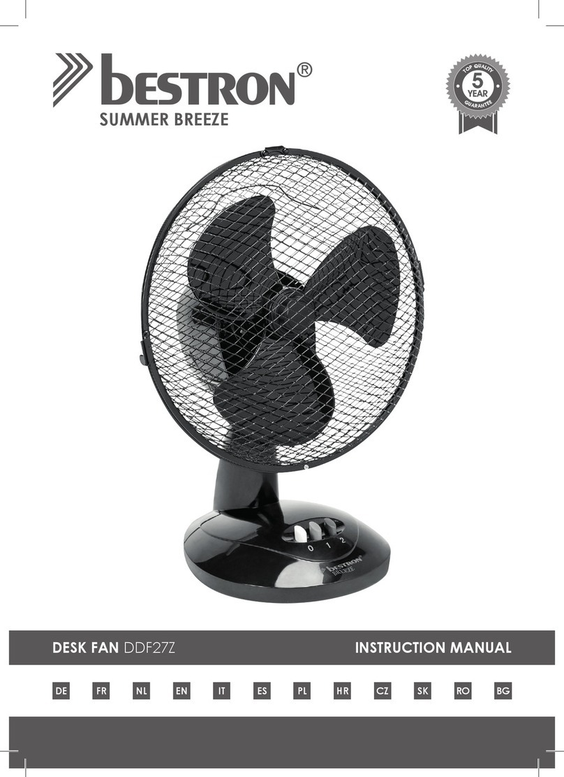 Bestron SUMMER BREEZE DDF27Z User manual