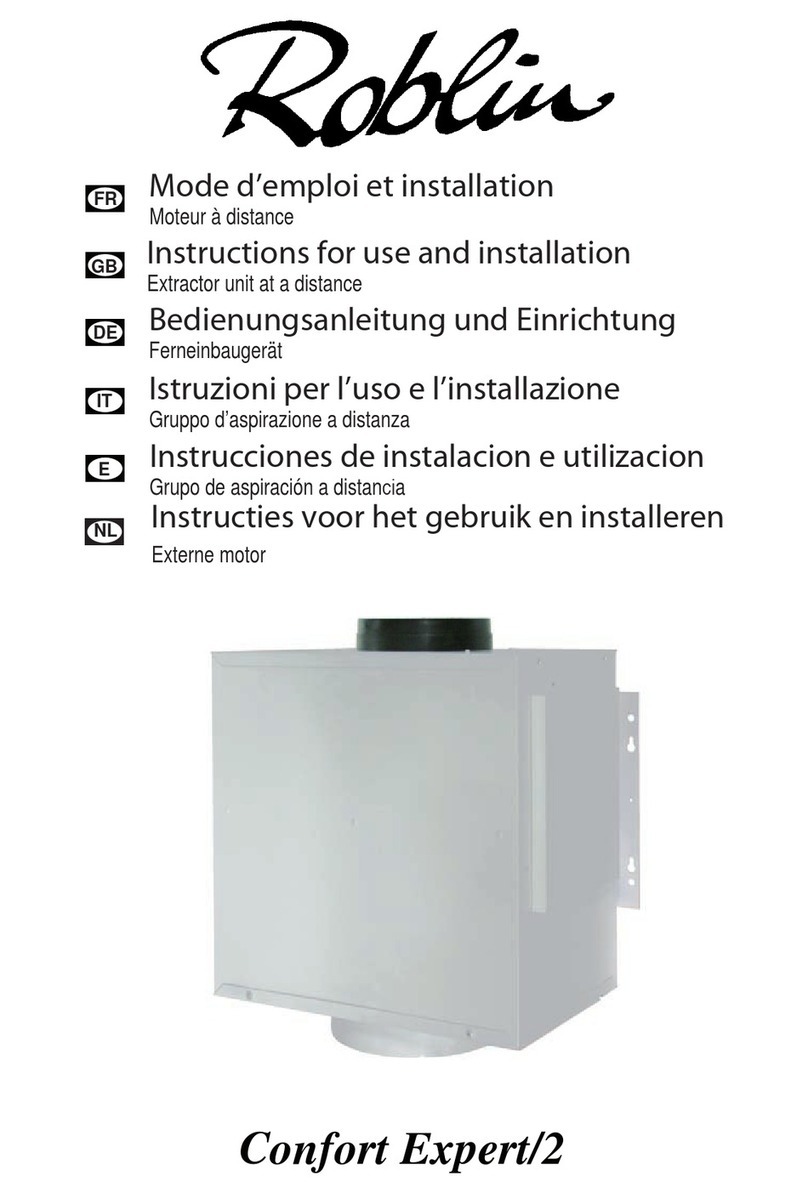 ROBLIN Confort Expert/2 Operation manual