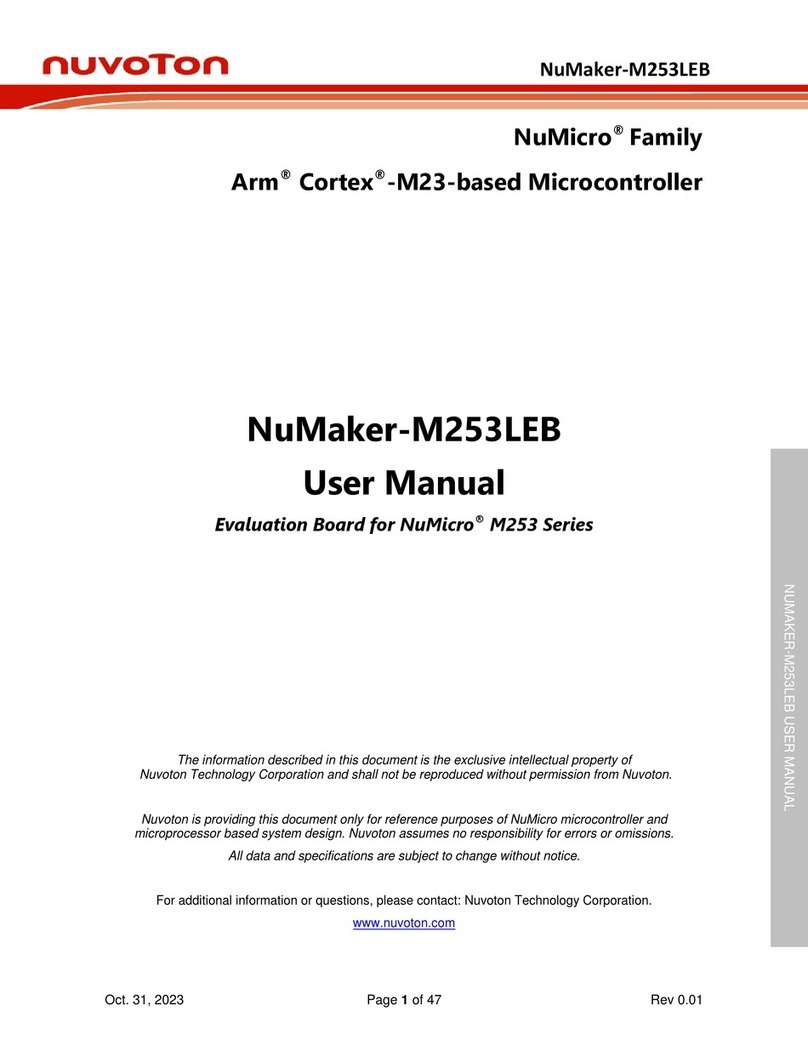 Nuvoton NuMaker-M253LEB user manual
