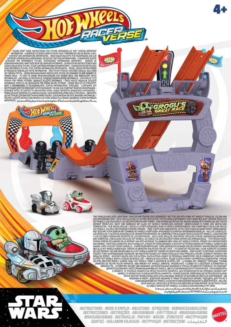 Mattel HotWheels RACER VERSE User manual