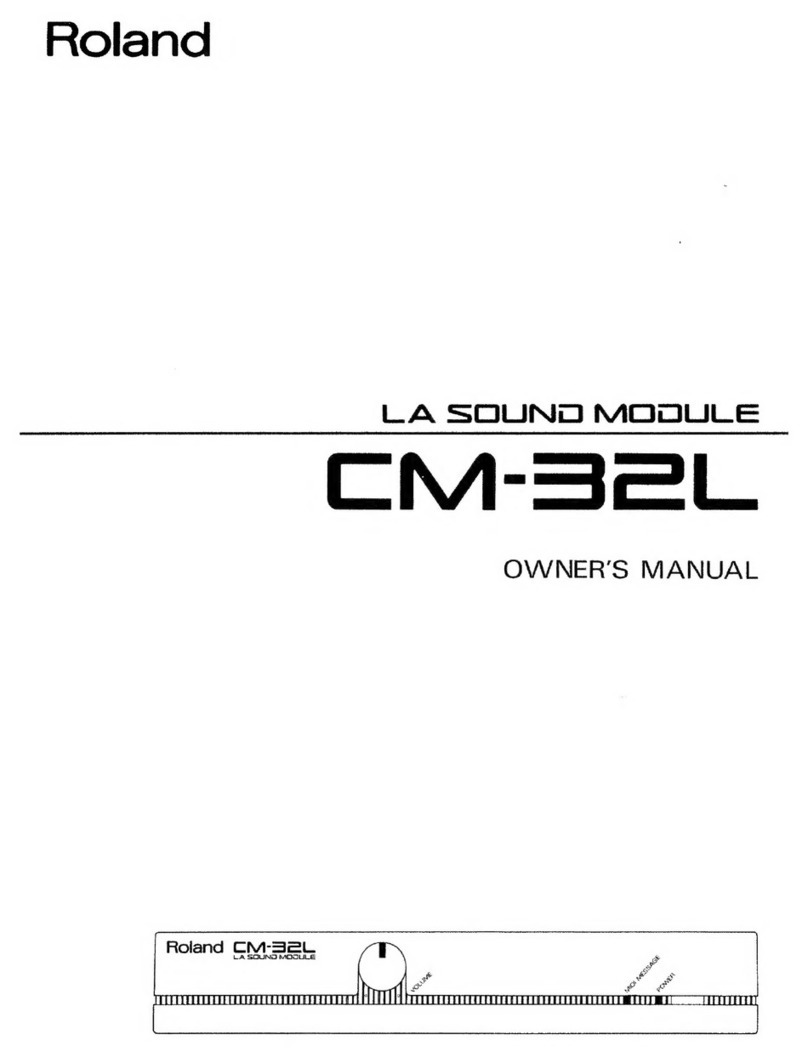 Roland CM-32L User manual