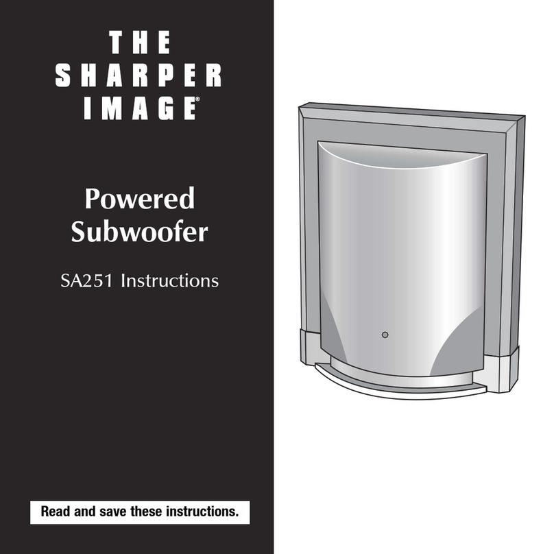 Sharper Image SA251 instructions Sharper Image SA251 instructions