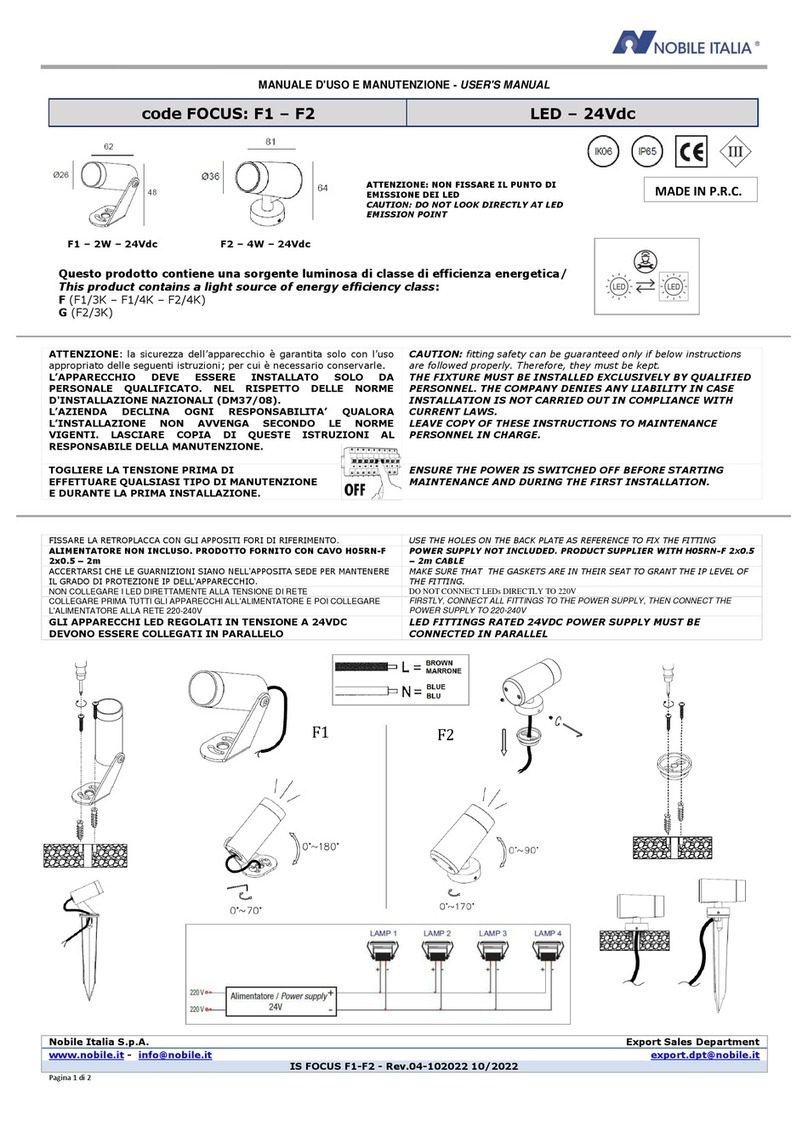 Nobile FOCUS F1 user manual