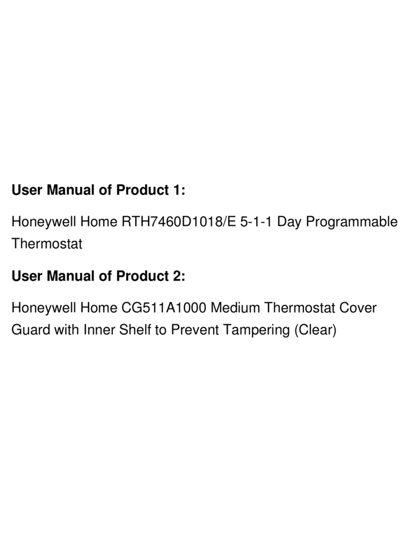 Honeywell Home CG511A1000 User manual