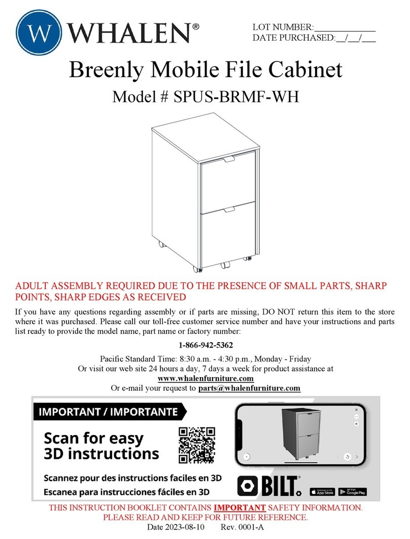 Whalen Breenly SPUS-BRMF-WH User manual Whalen Breenly SPUS-BRMF-WH User manual