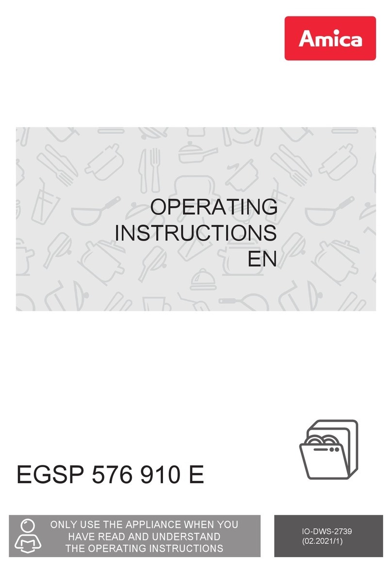Amica EGSP 576 910 E User manual Amica EGSP 576 910 E User manual