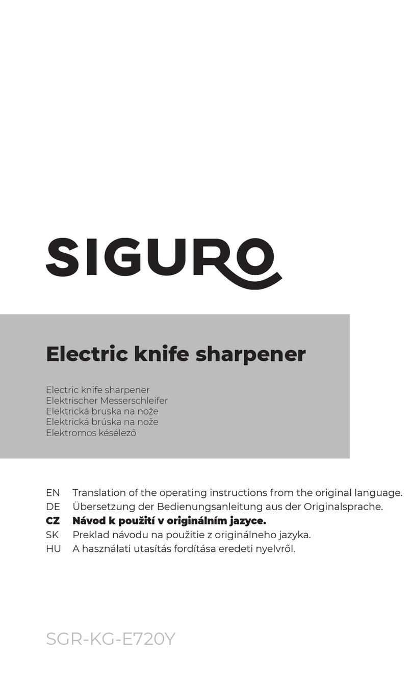 SIGURO SGR-KG-E720Y Operating instructions