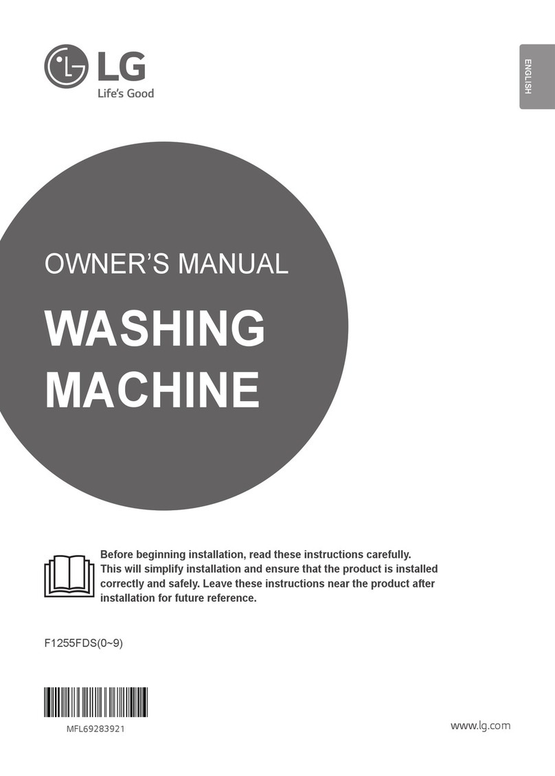 LG F1255FDS Series owner's manual