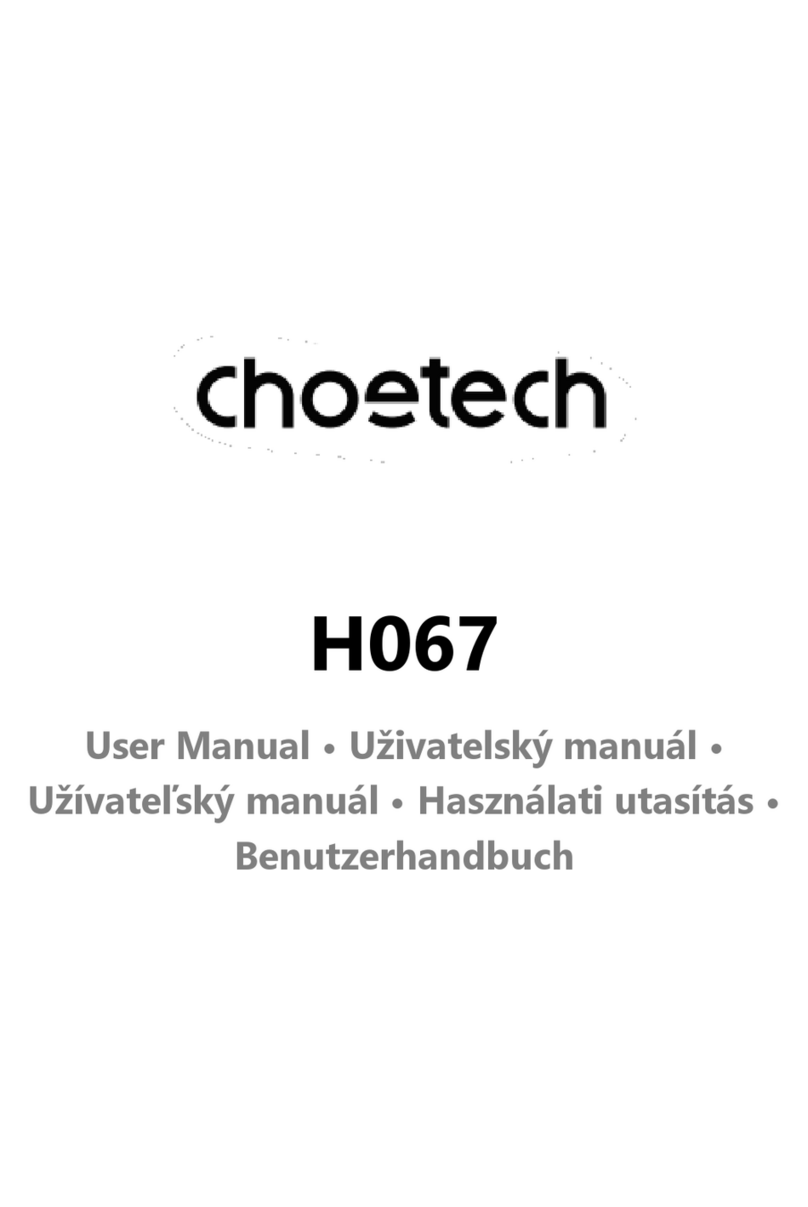Choetech H067 user manual