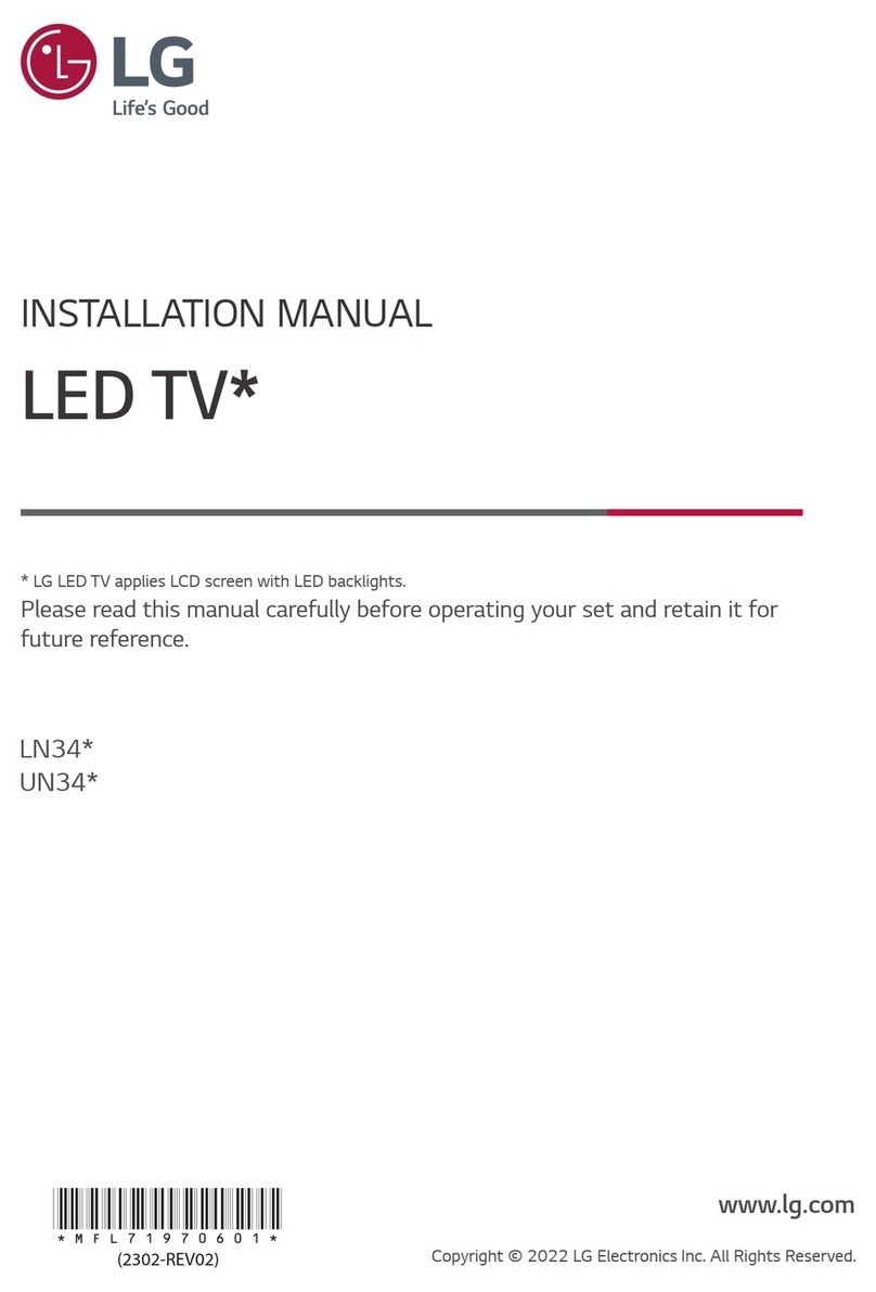 LG UN34 Series User manual