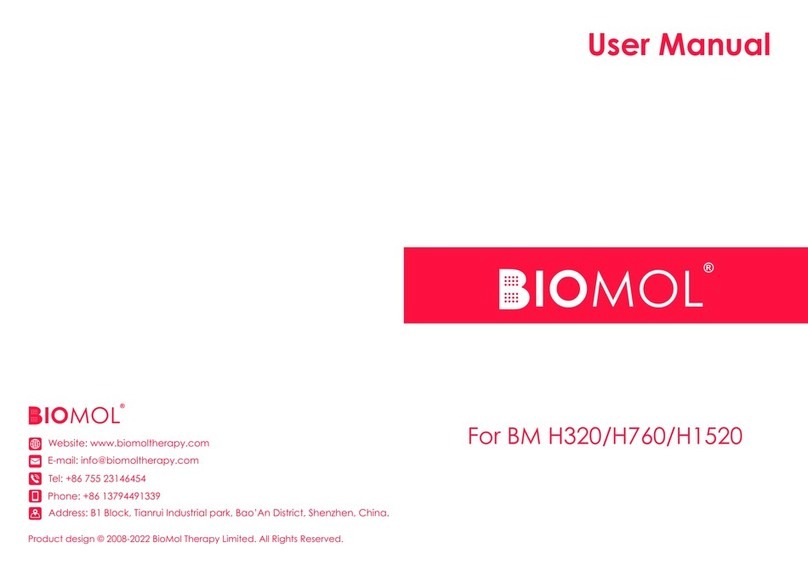 BIOMOL BM H320 user manual