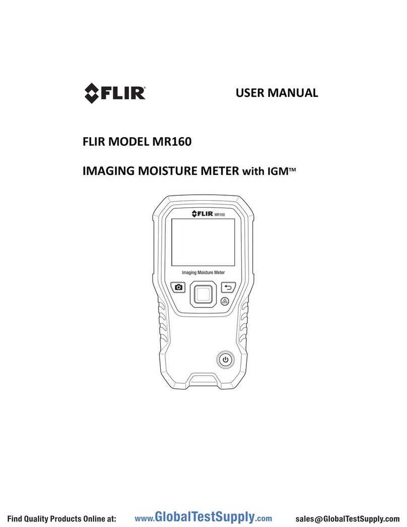 FLIR IMAGING MOISTURE METER with IGM MR160 User manual FLIR IMAGING MOISTURE METER with IGM MR160 User manual