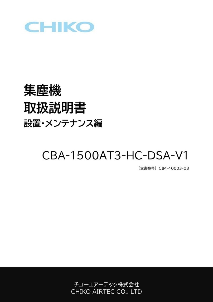 Chiko CBA-1500AT3-HC-DSA-V1 User manual