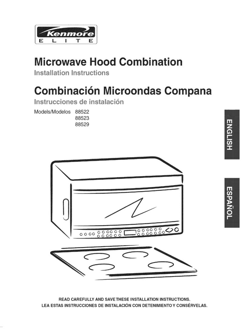 Kenmore 88522 User manual