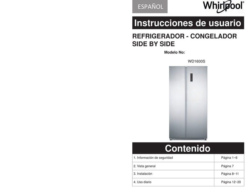 Whirlpool WD1600S User instruction