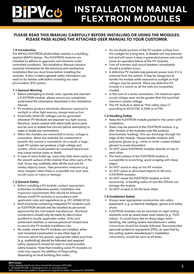 BiPVco Flextron installation manual