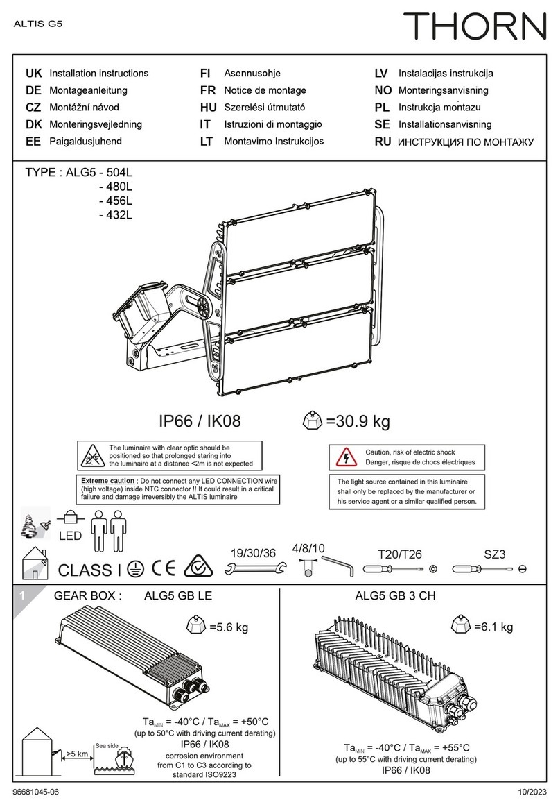 Thorn ALG5-504L User manual