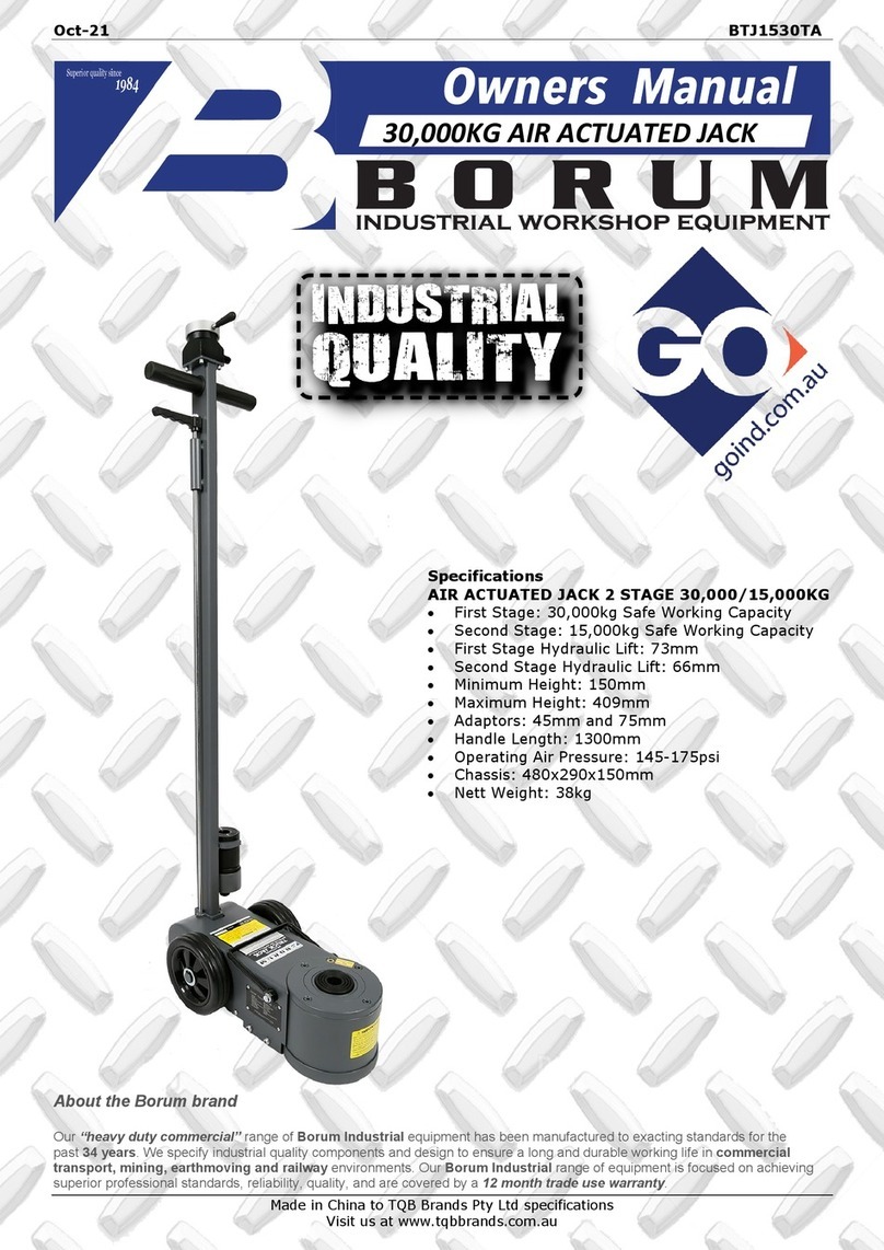 Borum BTJ1530TA User manual