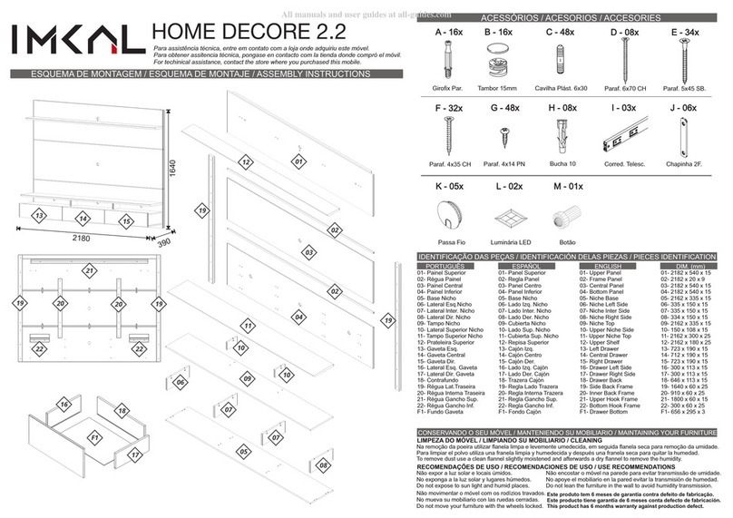 IMKAL HOME DECORE 2.2 manual IMKAL HOME DECORE 2.2 manual