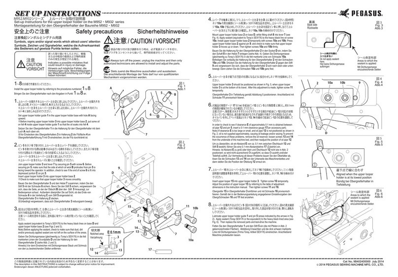Pegasus M952 Series Manual