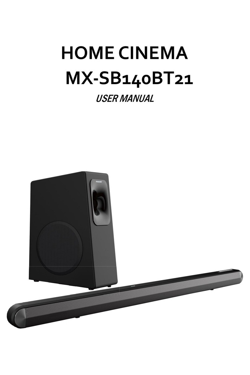 MOONKI MX-SB140BT21 user manual