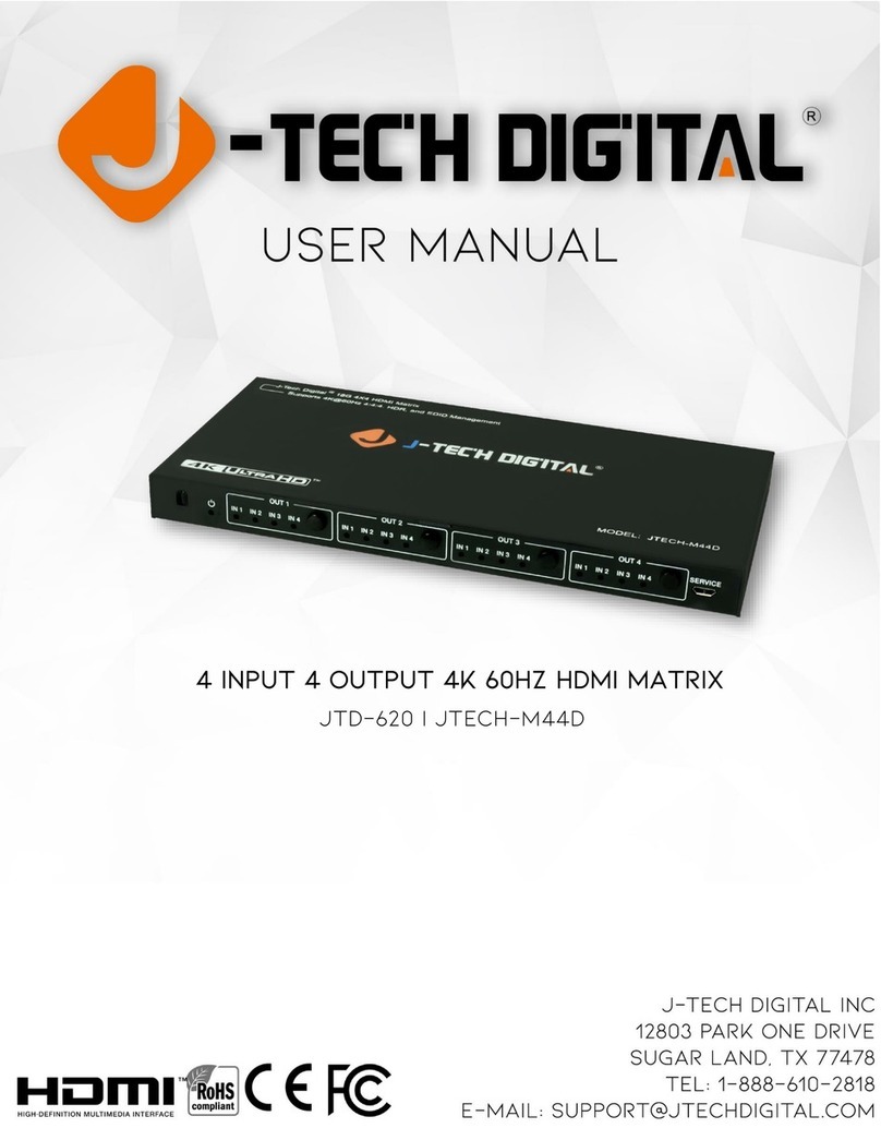 J-TECH JTD-620 User manual