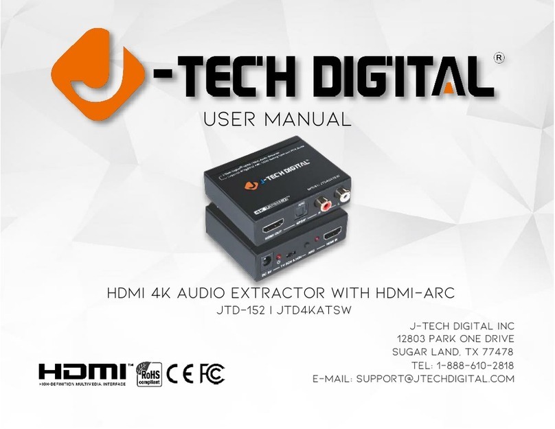 J-Tech Digital JTD-152 User manual