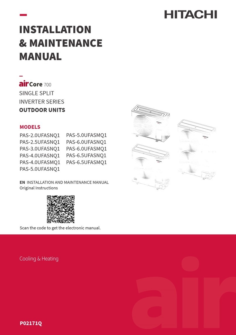 Hitachi airCore 700 Instruction Manual