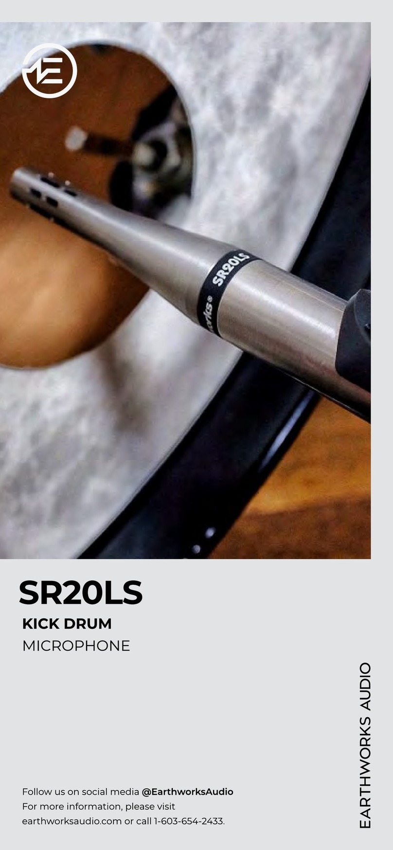 Earthworks Audio SR20LS manual